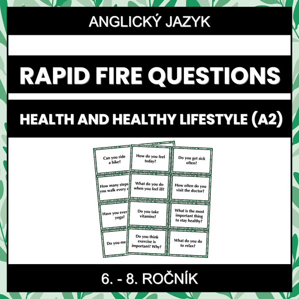 Rapid Fire Questions - Health and Healthy Lifestyle (A2)