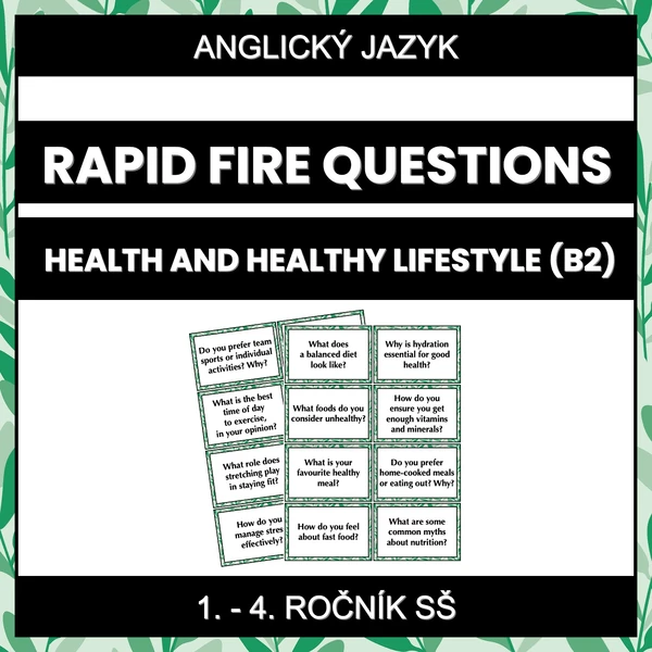 Rapid Fire Questions - Health and Healthy Lifestyle (B2)
