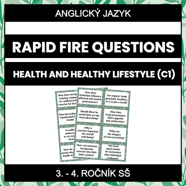 Rapid Fire Questions - Health and Healthy Lifestyle (C1)