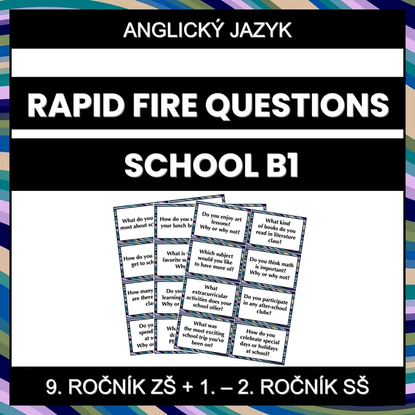 Rapid Fire Questions - School (B1)