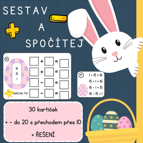 SESTAVOVÁNÍ PŘÍKLADŮ DO 20