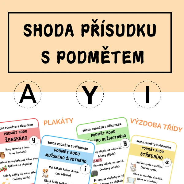 Shoda přísudku s podmětem 