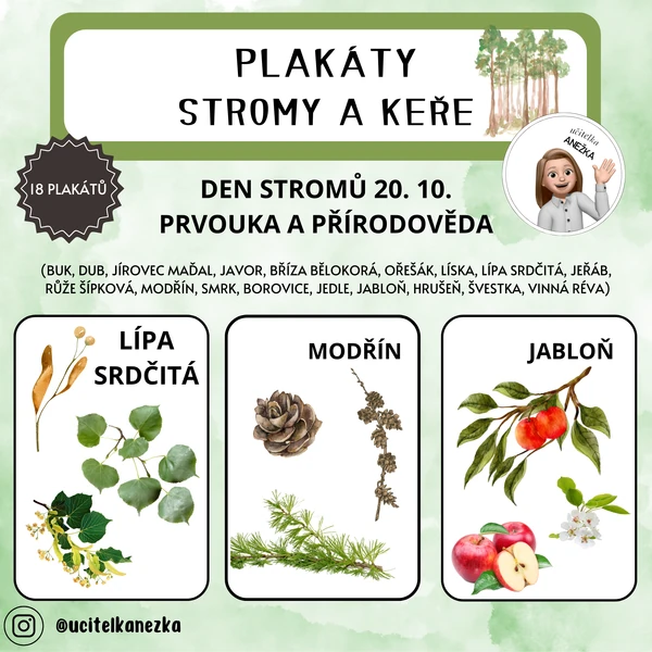 STROMY A KEŘE - PLAKÁTY