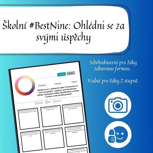 Školní #BestNine: Ohlédni se za svými úspěchy (pololetní hodnocení)
