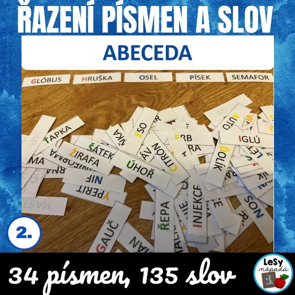 Abeceda - řazení písmen a slov