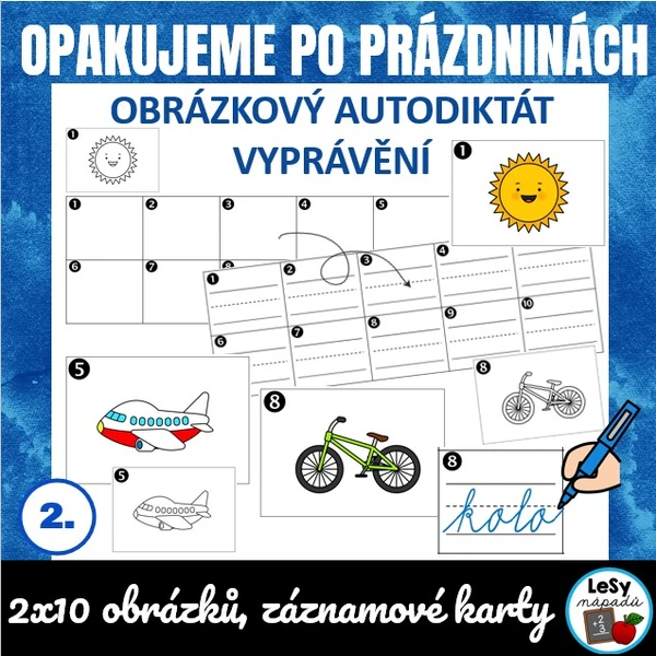 Obrázkový autodiktát - opakujeme po prázdninách