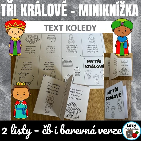 Tři králové - miniknížka