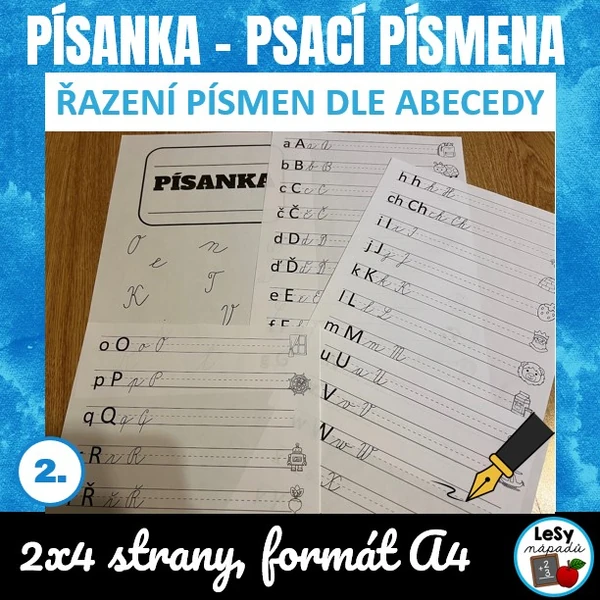 Písanka - tvary písmen