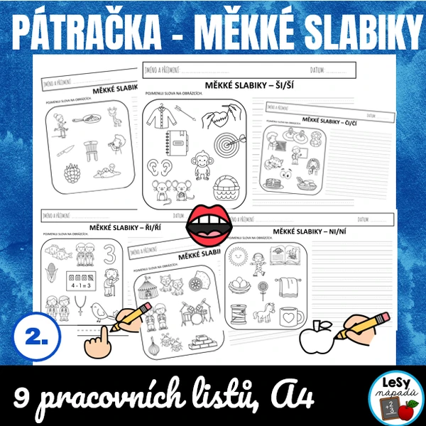 Měkké slabiky - pátračka