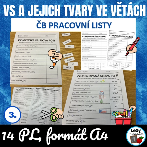 Tvary vyjmenovaných slov ve větách