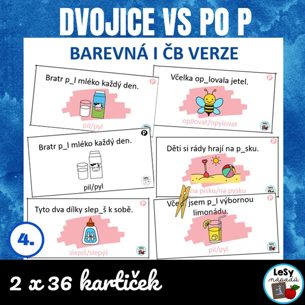 Dvojice VS po P - kolíčkování
