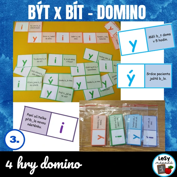 Být a bít - domino