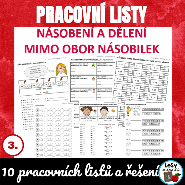 Násobení a dělení mimo obor násobilek