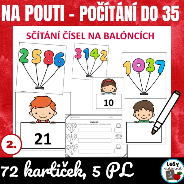 Na pouti - sčítání více sčítanců do 35