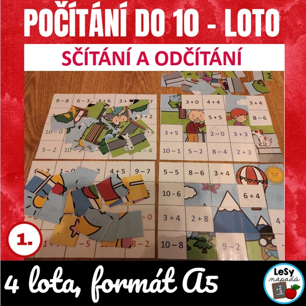 Počítání do 10 - loto
