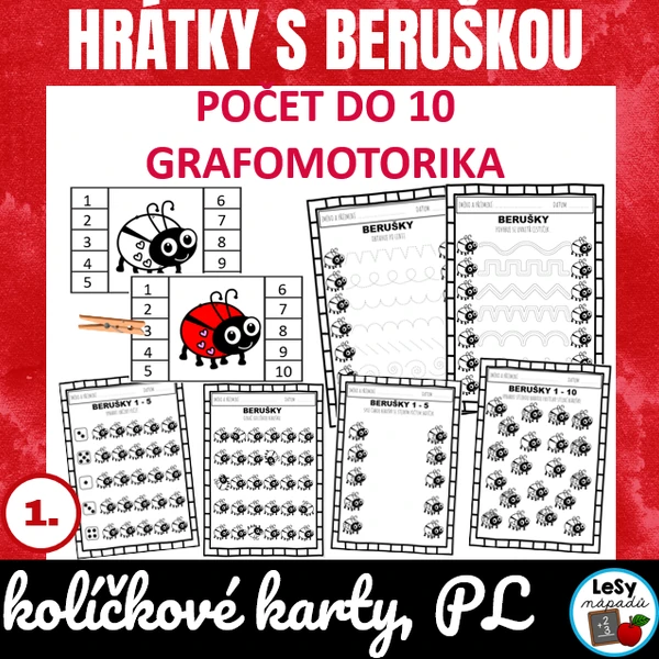 Hrátky s beruškou - počet do 10