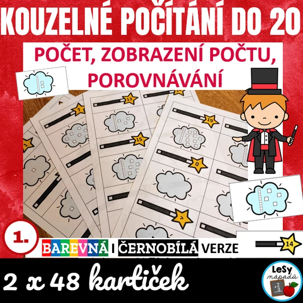 Kouzelné počítání do 20 - počet a jeho zobrazení