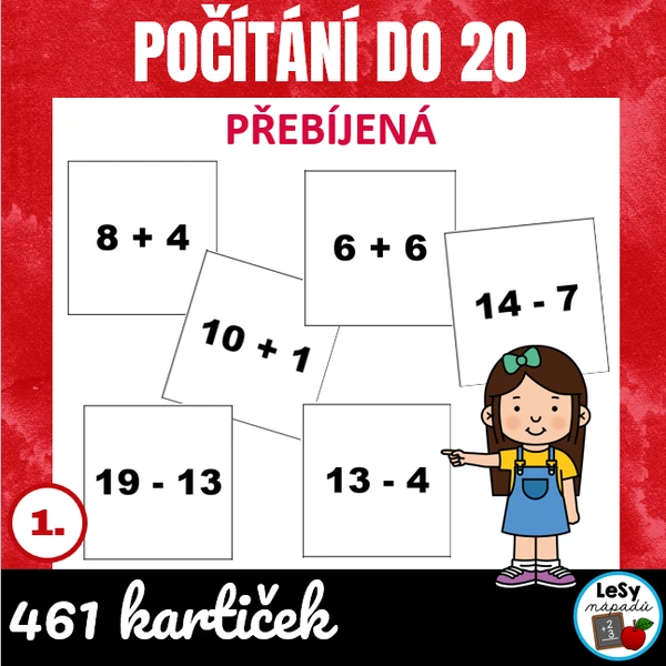Počítání do 20 - přebíjená