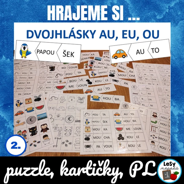 Hrajeme si - dvojhlásky au, eu, ou