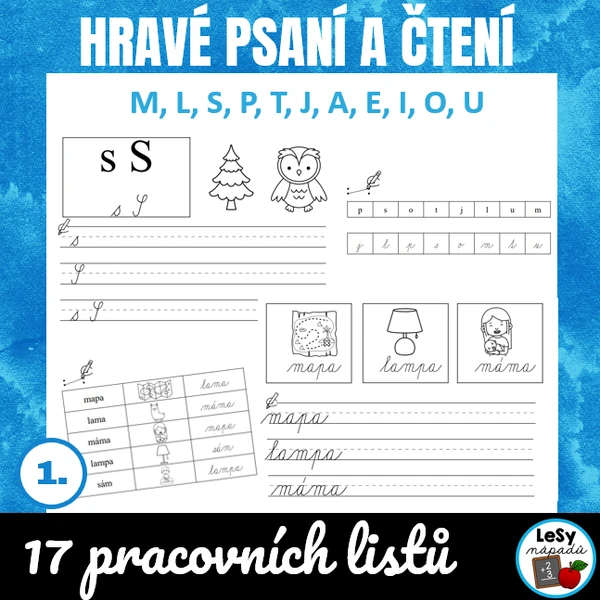 Živá abeceda, písanka - hravé čtení a psaní