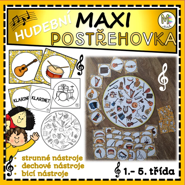 HUDEBNÍ MAXI-POSTŘEHOVKA
