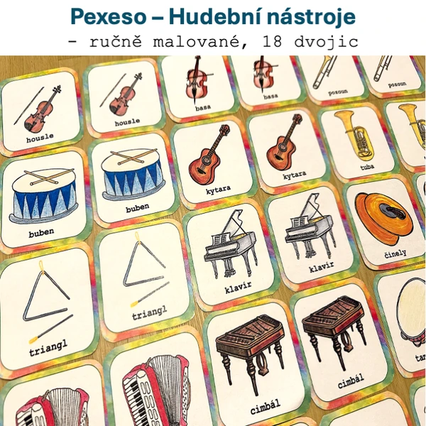 Pexeso - Hudební nástroje