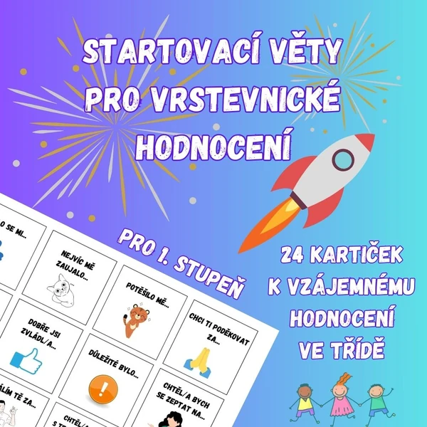 Startovací věty pro vrstevnické hodnocení