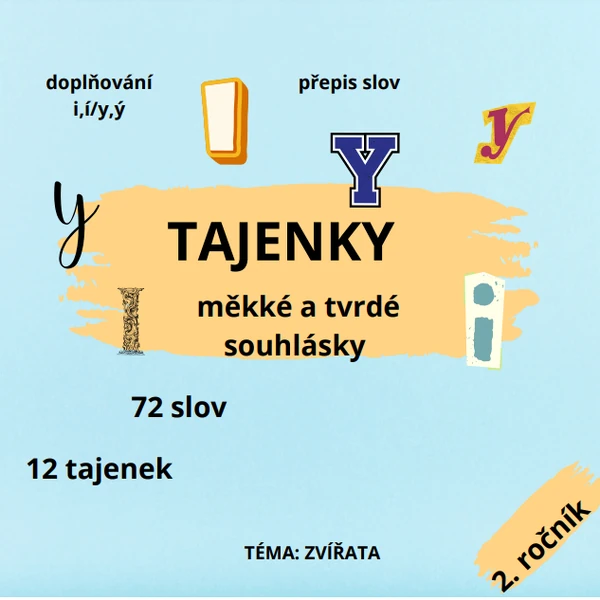 Tajenky - tvrdé měkké souhlásky 