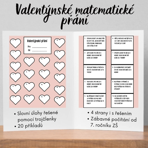 Valentýnské trojčlenky