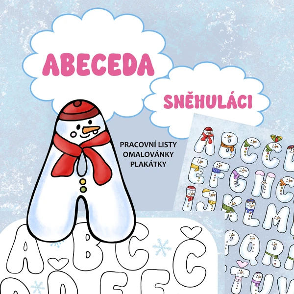 Abeceda - sněhuláci