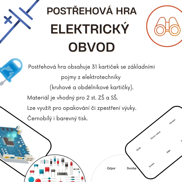 Postřehová hra - Elektrický obvod