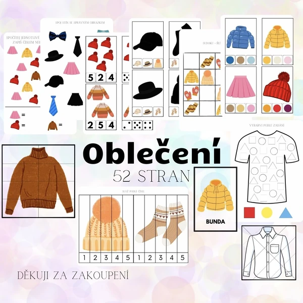 Oblečení - 52 stran materiálů