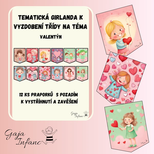 💖Valentýnská girlanda💖
