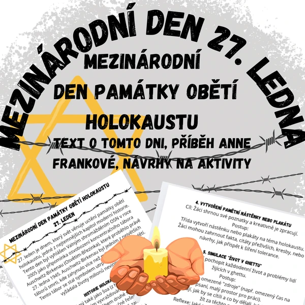 Mezinárodní den památky obětí holokaustu 27. ledna