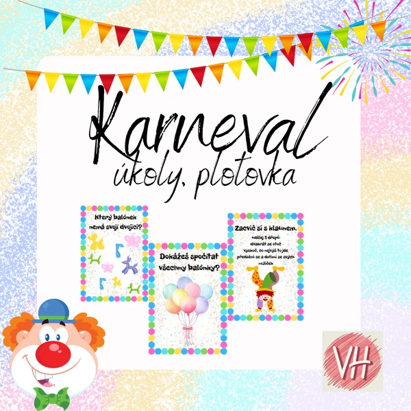 Karneval- úkoly, plotovka