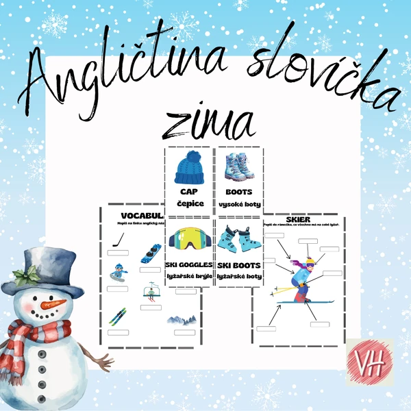 Angličtina slovíčka- ZIMA