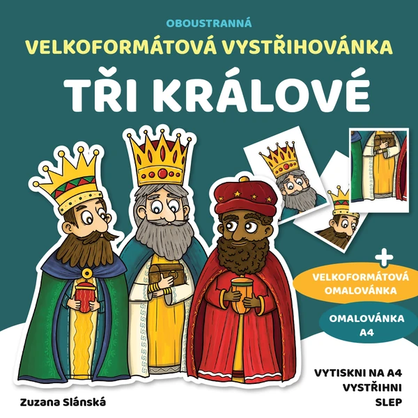 Tři Králové - Velkoformátová vystřihovánka