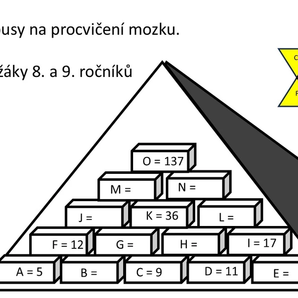 Zábavné rébusy na procvičení mozku pro žáky 8. a 9. ročníků