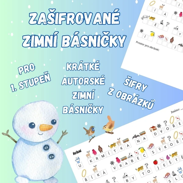 Zašifrované zimní básničky