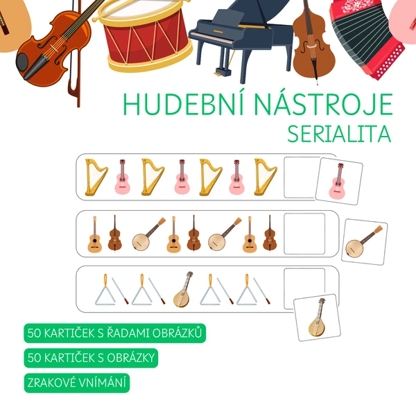 HUDEBNÍ NÁSTROJE - serialita