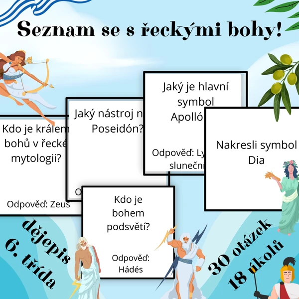 Seznam se s řeckými bohy