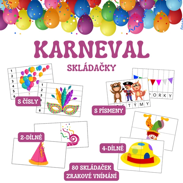 KARNEVAL - skládačky