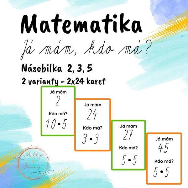 Násobilka - já mám, kdo má?