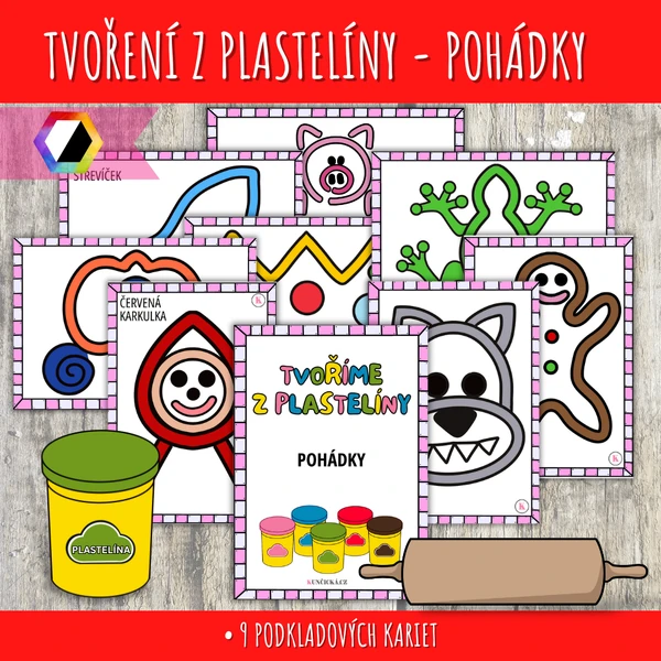 Tvoření z plastelíny - pohádky