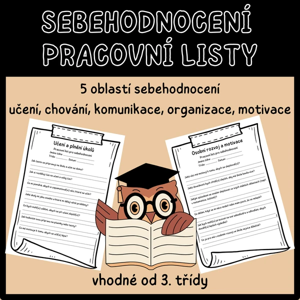 Sebehodnocení - pracovní listy
