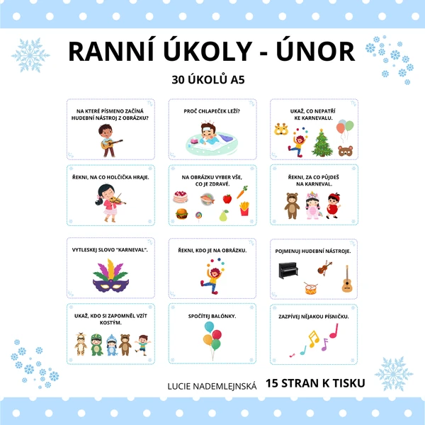RANNÍ ÚKOLY ÚNOR
