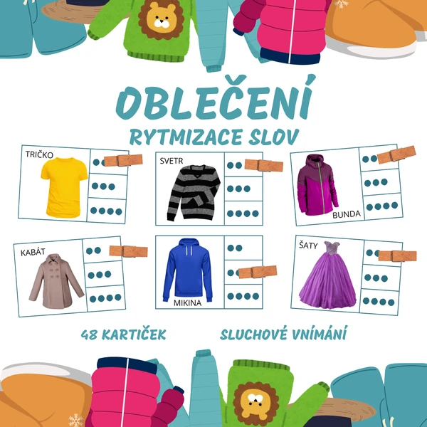 OBLEČENÍ - rytmizace slov