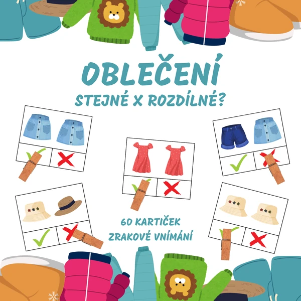 OBLEČENÍ - stejné x rozdílné?