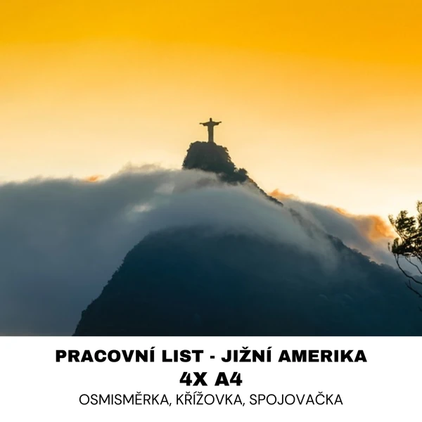 PRACOVNÍ LIST - JIŽNÍ AMERIKA