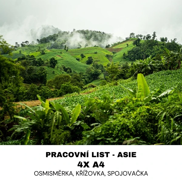 PRACOVNÍ LIST - ASIE